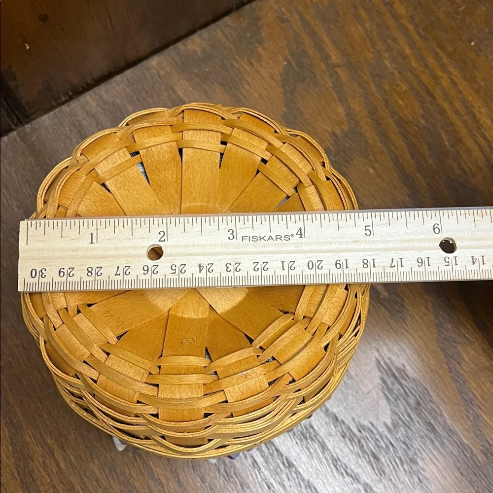Longaberger Handwoven Basket in Warm Brown